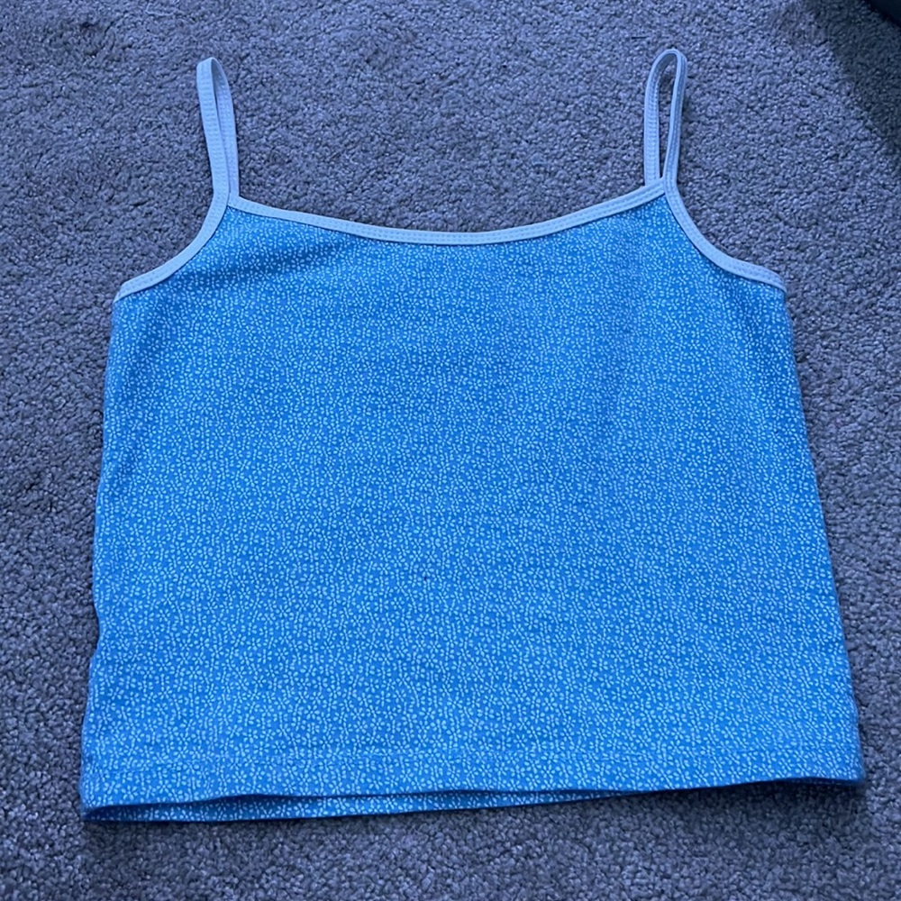 cute floral CROPPED tank top - Picture 2 of 2